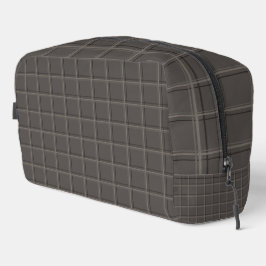 Neceser Lujo Plaid de Cuadros en Ventana de Carbón Calient