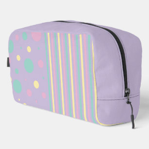 Neceser Lunares y Rayas - Rosa, Amarillo, Morado, Verde