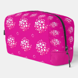 Neceser Magenta Minimal Dot Pattern Design