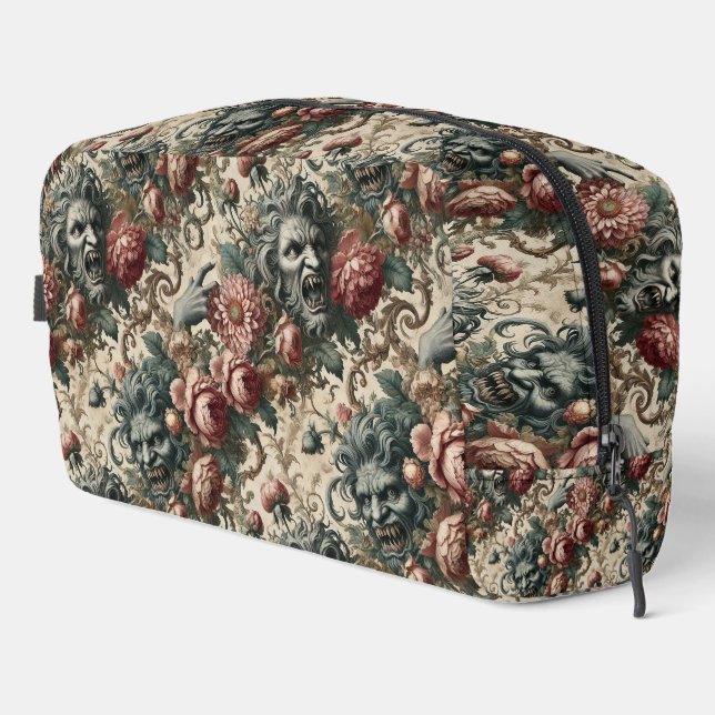 Neceser Malevolencia de Doppelganger - Floral gótica (Esquina derecha)
