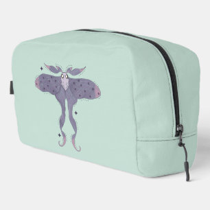 Neceser Mariposa nocturna morada caprichosa con destellos 