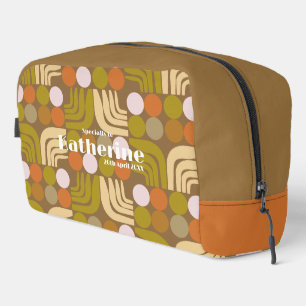 Neceser Marrón Verde Naranja Bohemiando