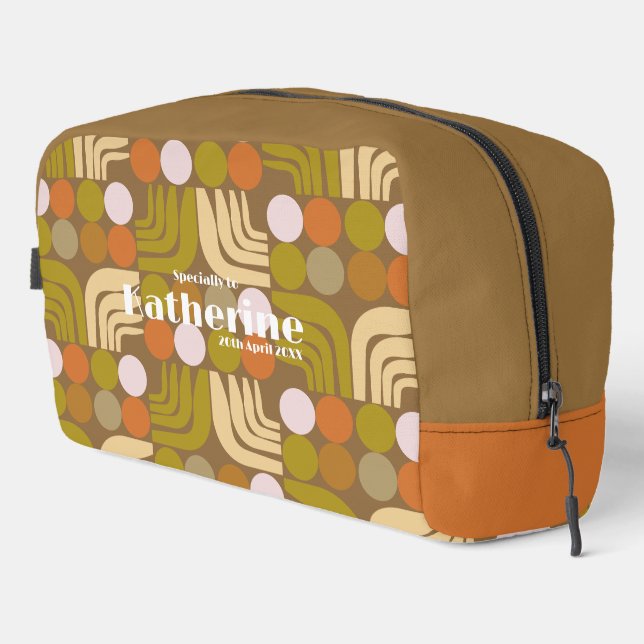 Neceser Marrón Verde Naranja Bohemiando (Esquina derecha)