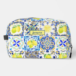 Neceser Mayólica mediterránea de verano siciliana