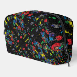 Neceser Mecanismo geométrico negro