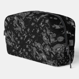 Neceser Mecanismo geométrico negro