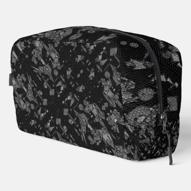 Neceser Mecanismo geométrico negro (Esquina derecha)