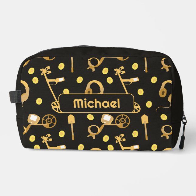 Neceser Metal Detecting Detectorist Pattern Personalised (Anverso)