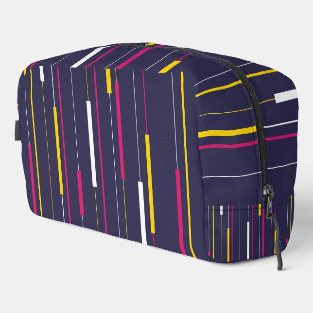 Neceser Minimalist Modern Stripes Cosmetic Bag (Esquina derecha)