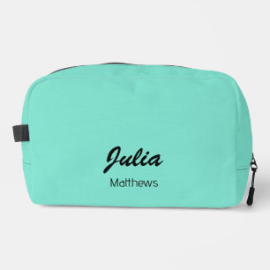 Neceser Minimalista de menta verde personalizado