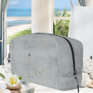 Neceser Mínimo Viaje en Monograma Gris Gray Gold para avió