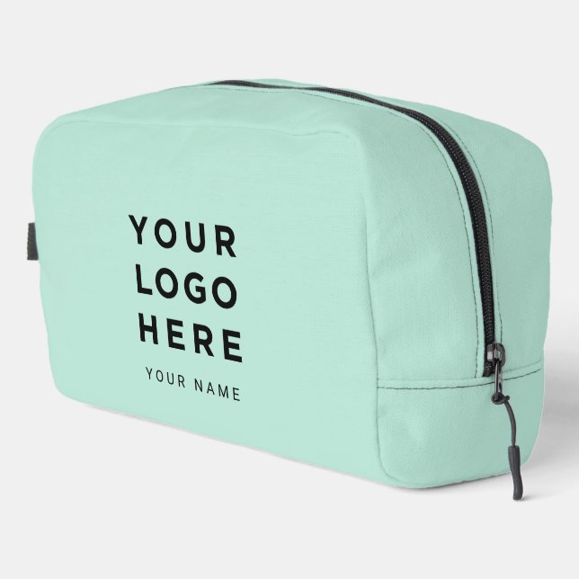 Neceser Mint Green Business Logo Name Instagram Travel (Esquina derecha)