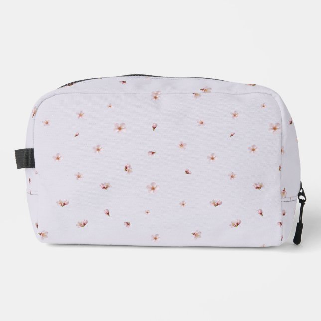 Neceser Misty Lavender Cherry Blossom Floral Pattern (Anverso)