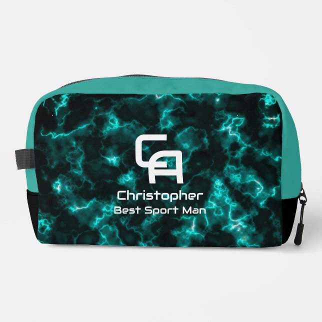 Neceser Misty Smoke Monogram Aqua (Anverso)