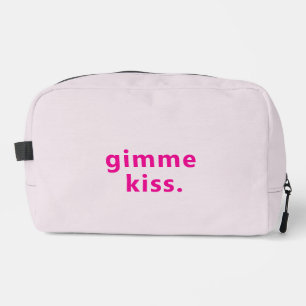 Neceser Modern Gimme Kiss Tipografía Texto Rosa