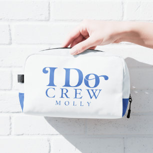 Neceser Modern I Do Crew Azul Cobalto Damas de Honor