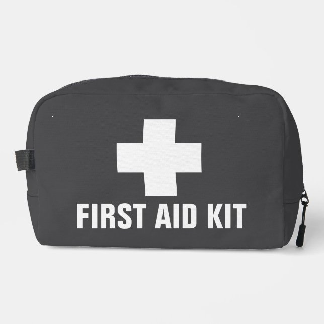 Neceser Modern Minimal Emergency First Aid Identification (Anverso)