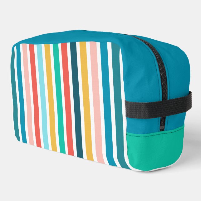 Neceser Modern Summer Colorful Vertical  Stripes  (Esquina izquierda)