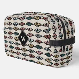 Neceser Modernas mariposas neutras Monograma patrón jardín