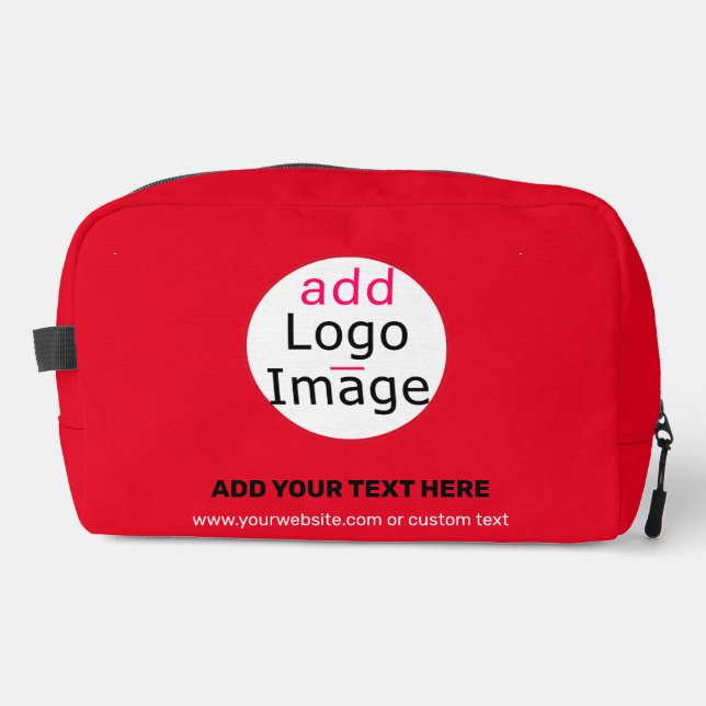 Neceser Moderno Chic Profesional de Negocios Rojo Intenso  (Anverso)