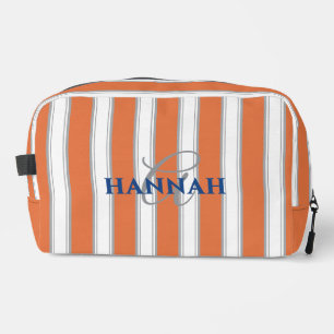 Neceser Monograma de banda de cabana en Naranja