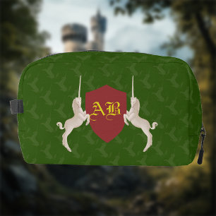 Neceser Monograma del escudo de armas medieval