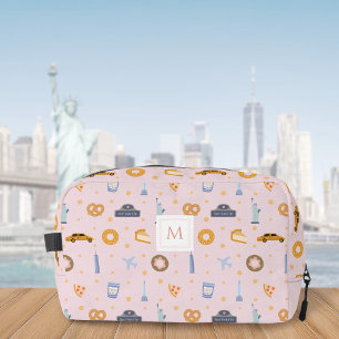 Neceser Monograma del patrón de la ciudad de Nueva York ro