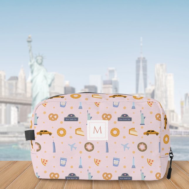 Neceser Monograma del patrón de la ciudad de Nueva York ro (Subido por el creador)