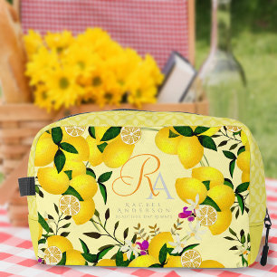 Neceser Monograma limón amarillo
