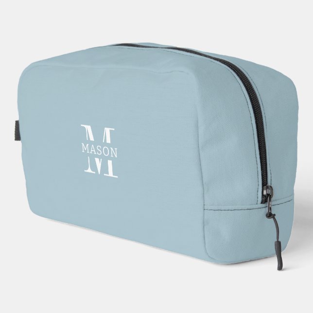 Neceser Monograma minimalista personalizado (Esquina derecha)