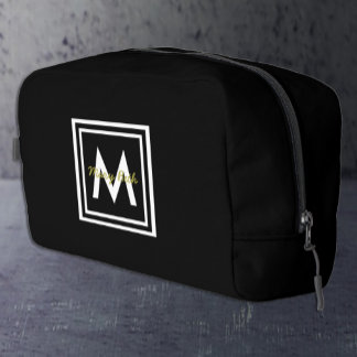Neceser Monograma Negro Personalizado