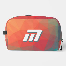 Neceser Monograma personalizado abstracto geométrico vibra