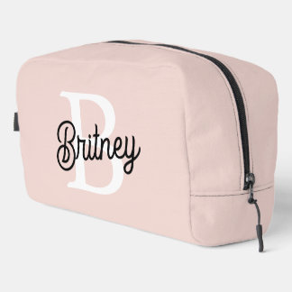 Neceser Monograma personalizado moderno y nombre Pastel ro