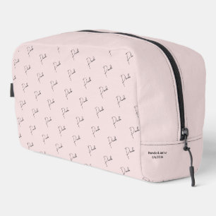 Neceser Monograma personalizado rosa 