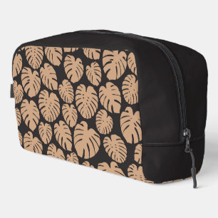 Neceser Monstera en Beige y Negro