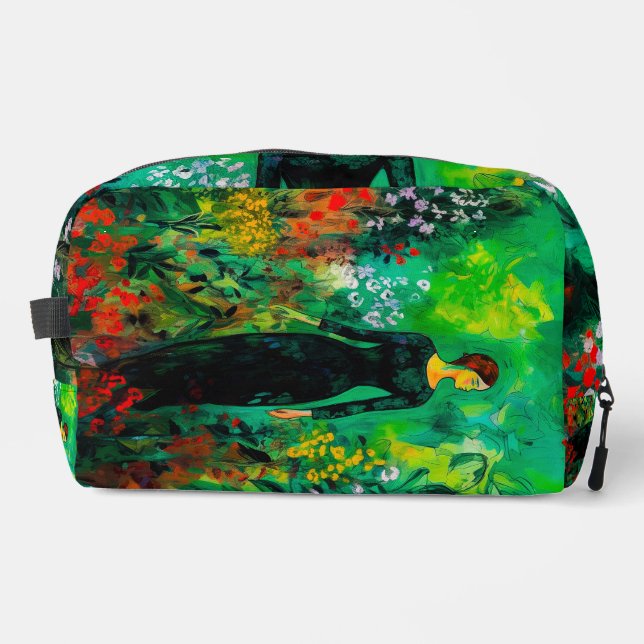 Neceser Mujer en la hermosa pradera verde (Anverso)