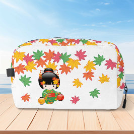 Neceser Muñeca Kokeshi Caída - Chica de Kimono Verde Geish