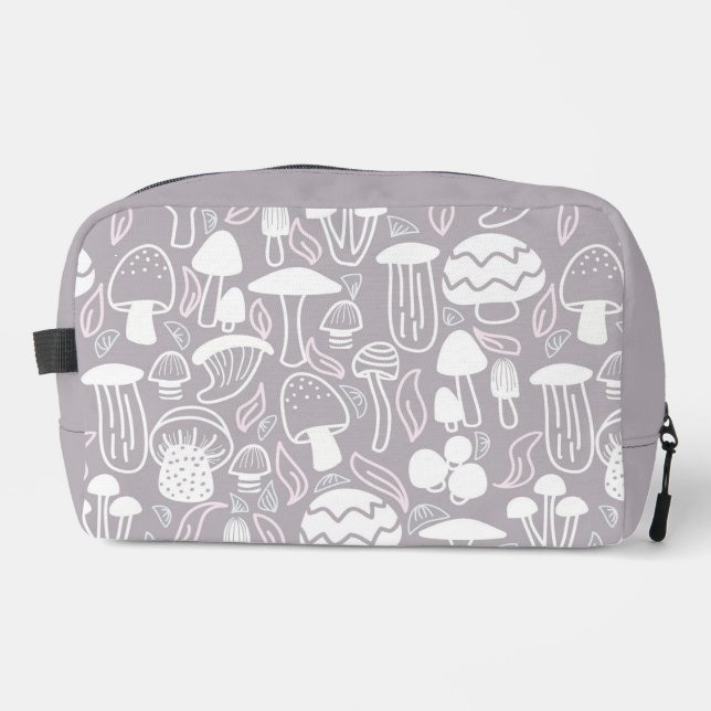 Neceser Mushroom Gray White (Anverso)