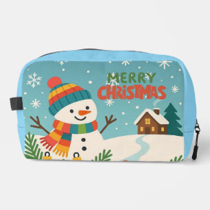 Neceser Muy lindo, clásico muñeco de nieve de Feliz Navida