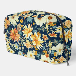 Neceser Naranja asombroso Flores amarillas y blancas delga