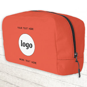 Neceser Naranja de promoción de promoción de marca en logo