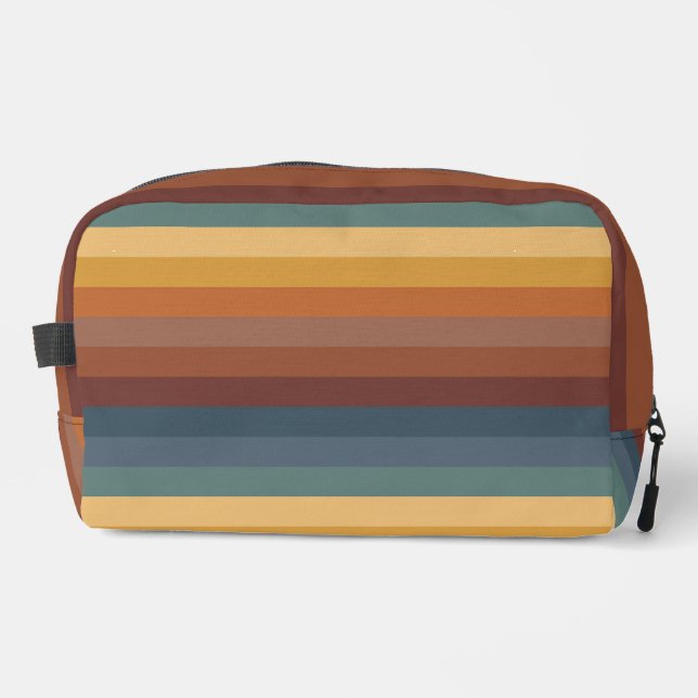 Neceser Naranja MARRÓN TIRA AZUL AMARILLA (Anverso)