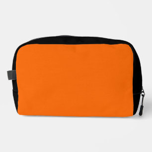 Neceser Naranja sólido y negro