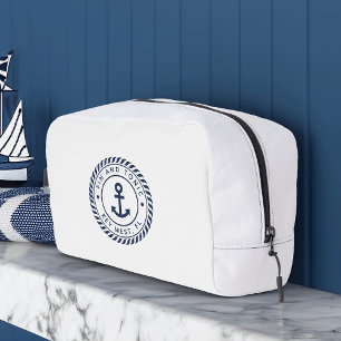 Neceser Nautical Naval & White Anchor Nombre del barco