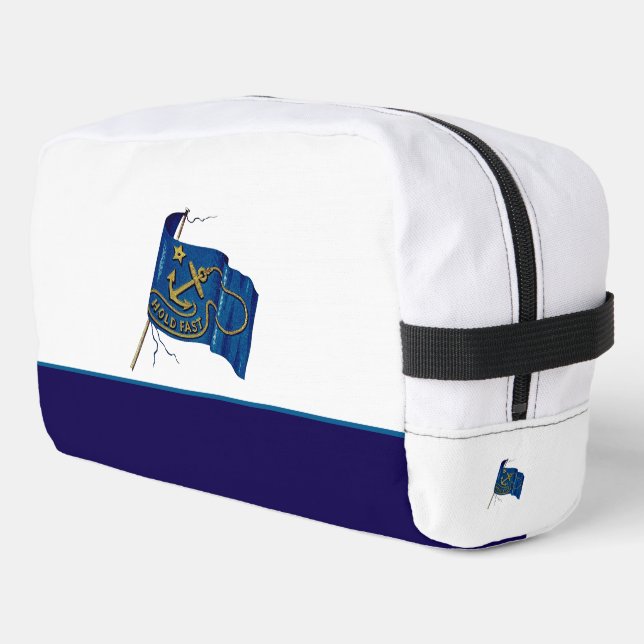 Neceser Nautical Vintage Flag Hold Fast (Esquina izquierda)