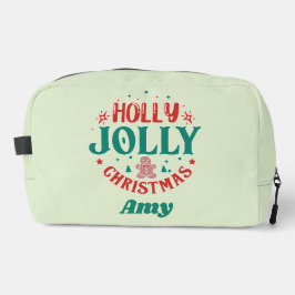 Neceser Navidad Alegre y Feliz Hombre de Jengibre Retro