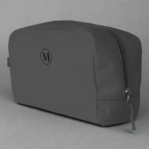 Neceser Negro gris claro l elegante lujo monogramado