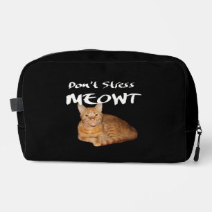 Neceser No enfades a Meowt - un gato Naranja me estresa