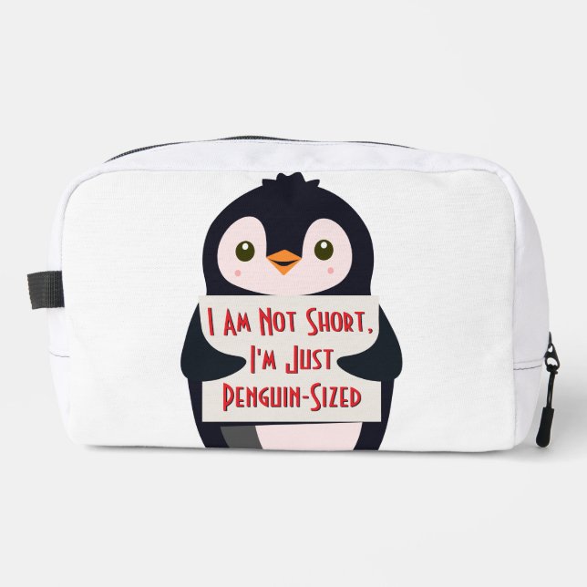 Neceser No soy bajo, simplemente tengo tamaño de pingüino (Anverso)