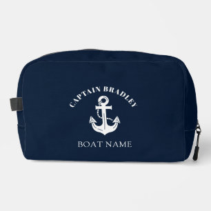 Neceser Nombre de barco náutico personalizado Ancla Capitá